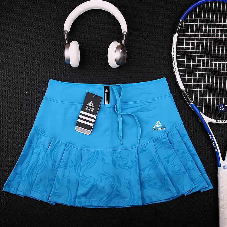 Joupes de tennis pour femmes avec du tennis pour femmes courtes intégrées skorts jupe de fitness féminin