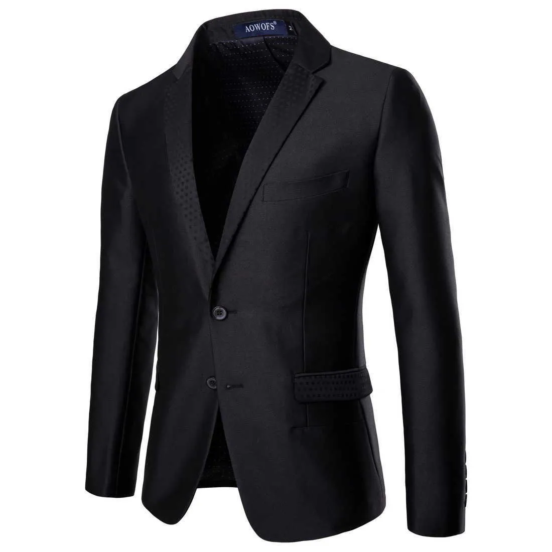 Mens klänning kostymer med byxor 2 bitar formalwear för bröllop god kvalitet män slim svart kostymer blazer jackor storlek 2xl x0909