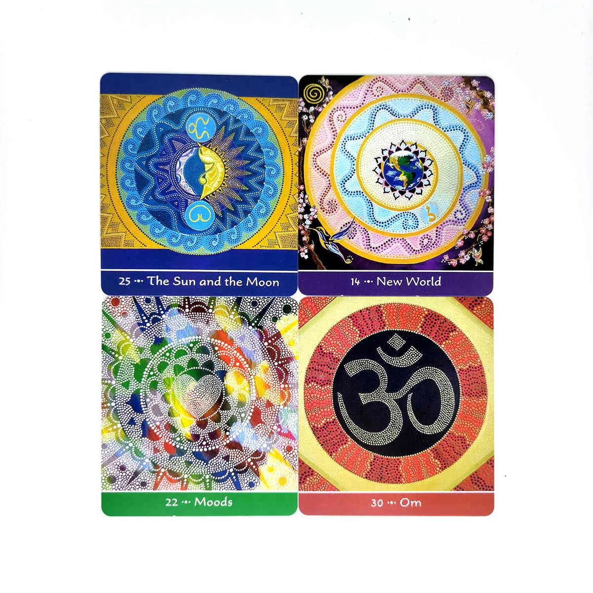 Nouveau Tarot Cartes Mère Terre Mandala Oracle Et PDF Guidage Divination Deck Divertissement Parties Jeu de Société /Boîte