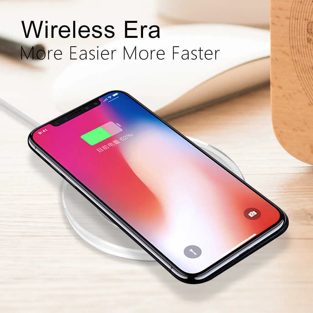 Universal QI Wireless Autoladegerät für iPhone XS MAX XR Telefon LED USB IOS Wireless Ladung für Samsung Galaxy S8S9 plus Schnellladegerät