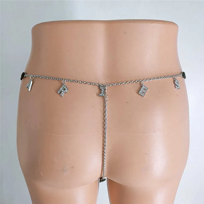 12 konstelacji stringi Eith litery łańcuszek na brzuch pas w talii seksowna biżuteria do ciała akcesoria dla kobiet