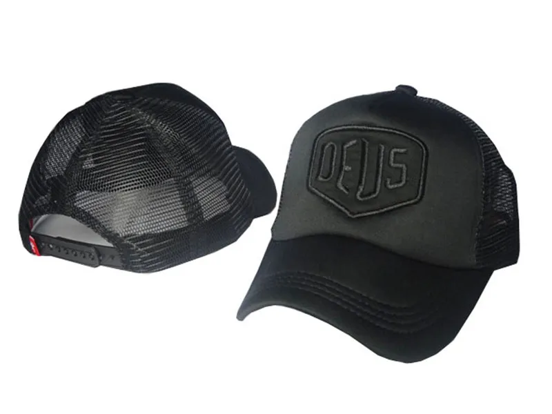 Mode DEUS Skull maille strapback unisexe broderie 6 panneau Snapback chapeaux golf Sport marque casquettes de baseball gorras os hommes extérieur 275F