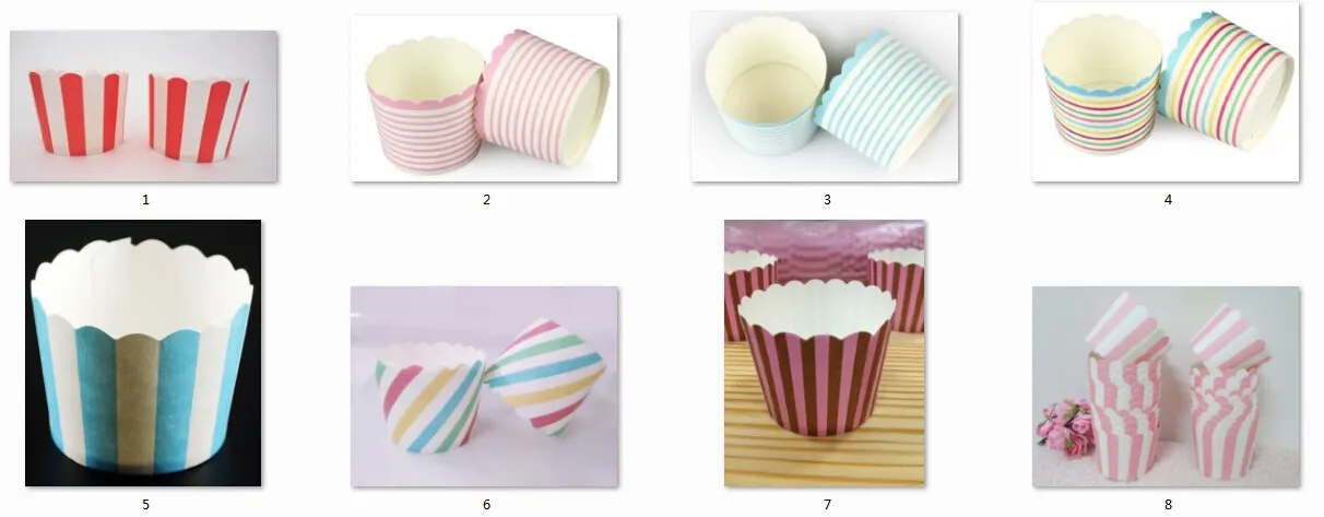  Baking cups cake paper cups baking mold Muffin Cups Multi patterns bear high temperature