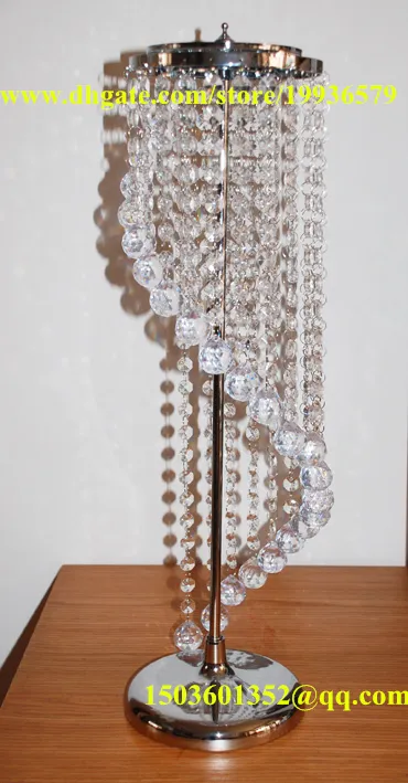 28 candelabros de cristal en espiral para bodas, centros de mesa, decoraciones, adorno de cristal, corte de diamante para decoración de fiestas y eventos, 290C