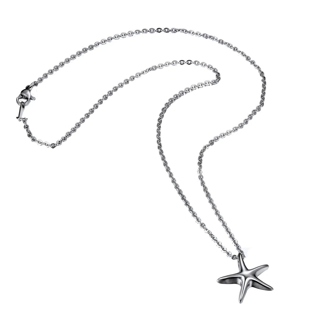 Lily Memorial jewelry Pendant Starfish charm Urn Pendant Ashes Necklace Keepsake with Chain Necklace with a Gift Bag300S