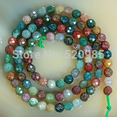 Whole-Whole 4 6 8 10 12 14 mm Agate indien naturel Agate Round Loose Stone Bijoux Perles Gemstone Agate Beads Shippi256n