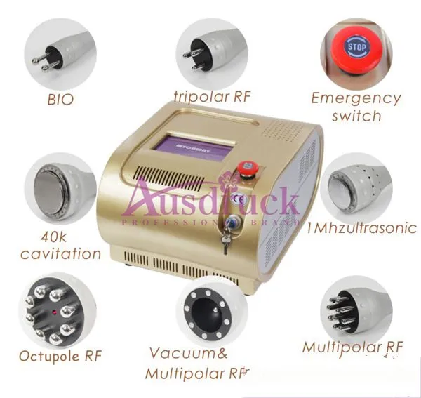 7in1 LED 40K Cavitation 무선 주파수 진공 rf 초음파 ​​지방 흡입 레이저 슬리밍 바이오 마이크로 류 기계