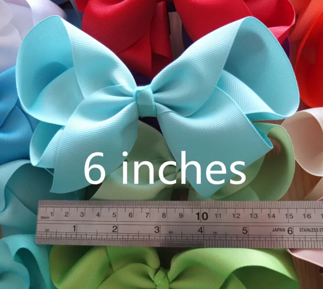 6 inch Large hair bows WITH clips,For you choose, Girl bows Boutique bows Hairpins Hairclip Hair Accessories 