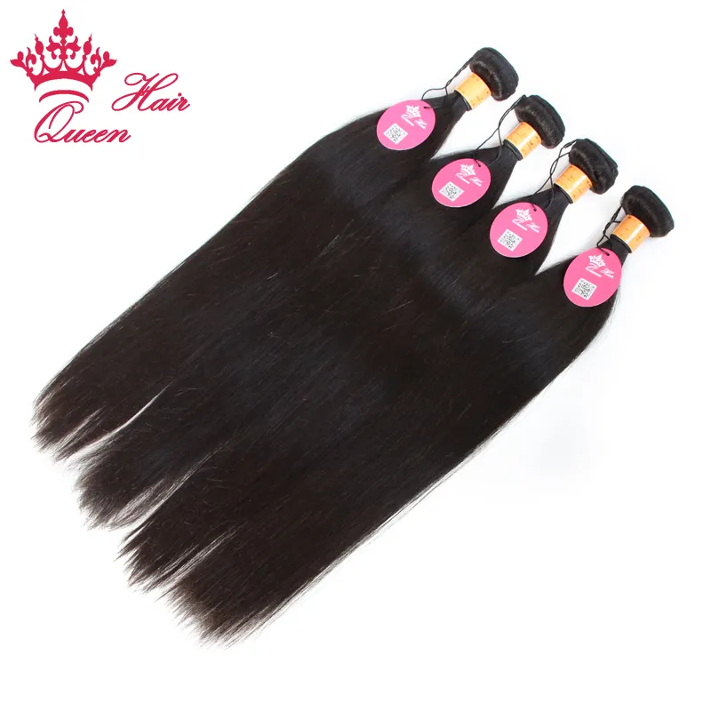 Coiffeurs Queen Products Indian Virgin Humain Hair Extensions droite / Vente chaude avec livraison Gratuit