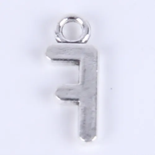 2015New fashion argento antico lega di metallo placcato rame che vende AZ alfabeto lettera F charms galleggianti 1000 pezzi / lotto # 06x1953