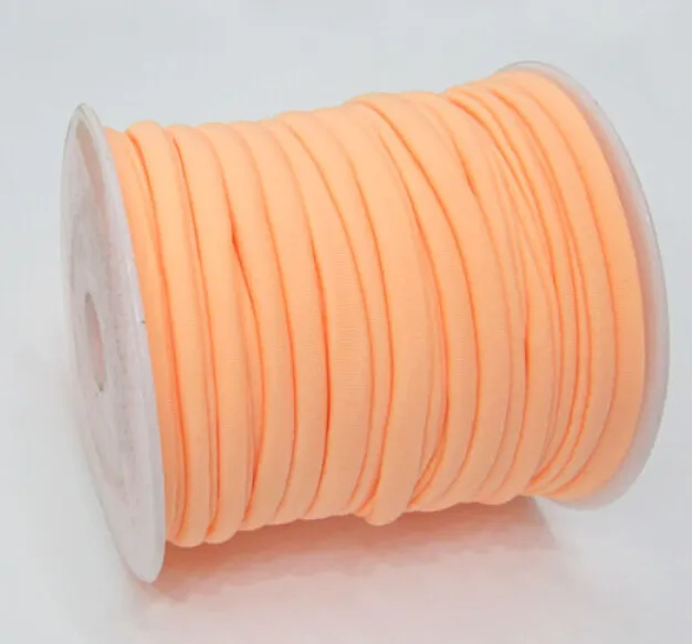 Cordon élastique en lycra, 30 couleurs, 5mm, 20m, rangée, cordon rond cousu, bande en Lycra pour collier et bracelet, 216N