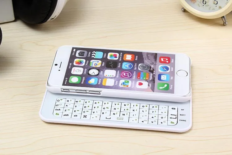  Free Shipping Apple Iphone 6 iphone 6 plus Transfiguration Slider Phone After a Wireless Bluetooth keyboard + Sliding Cover Protective Shell