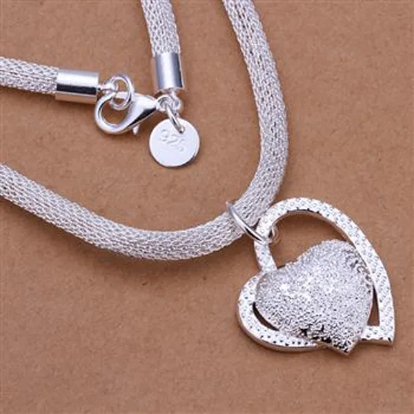 Fashion Hot sale new style Mix pretty cute cheap jewelry Lovely 925 sterling Silver different Necklace Beautiful jewelry