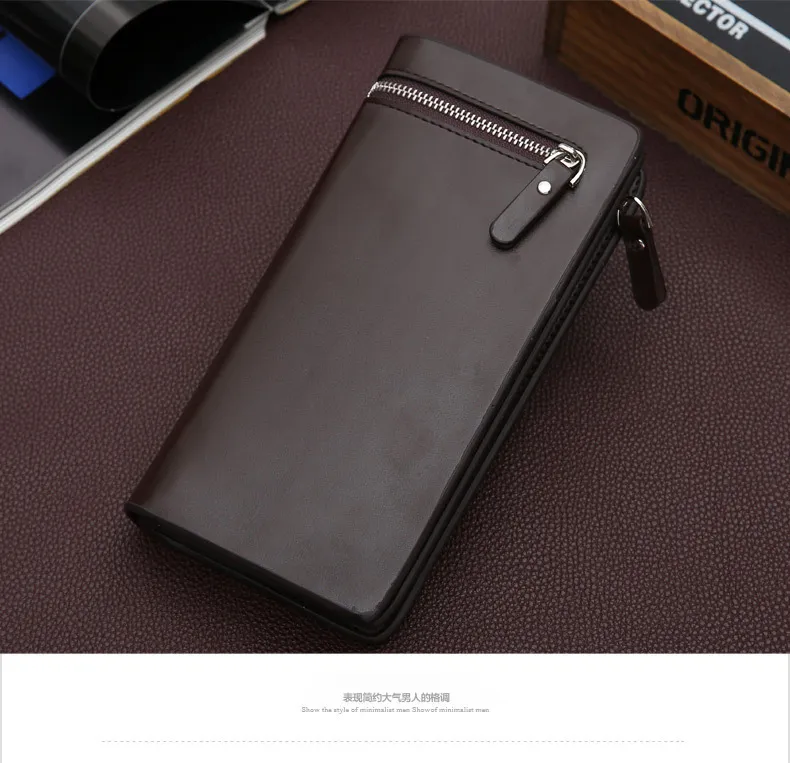Mens Brand Wallet Men's pu Leather With Wallets For Men Purse masculina card holder 293N