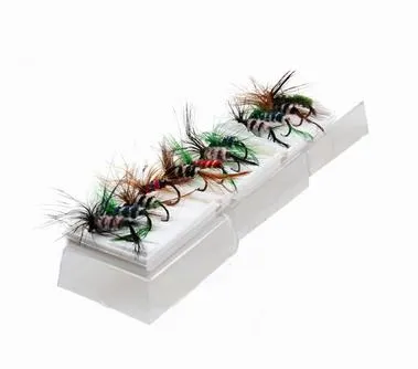 96 Uds moscas para pescar cebo de pesca con mosca mixta anzuelo de pluma cebo biónico variedad de colores pesca necesaria alta calidad 262S