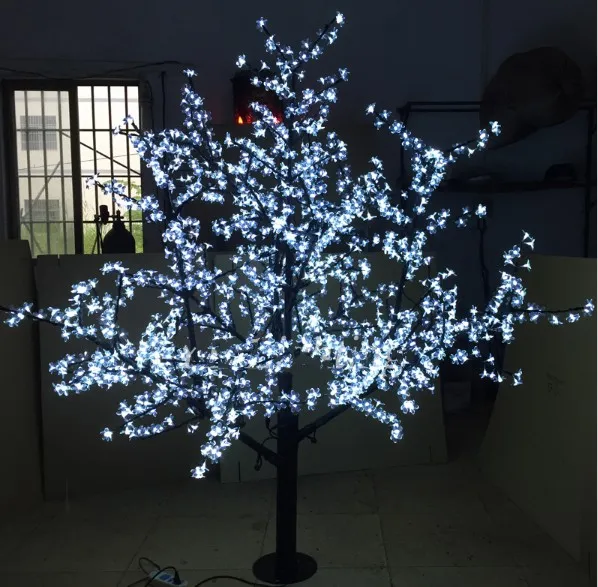 1536LEDS 200cm屋外LED屋外庭のための桜の花の光