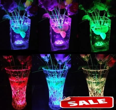 Tauchkerze Unterwasserflammenlose LED-Teelichter imprägniern elektronische Kerzenlichter Hochzeits-Geburtstags-Party-Weihnachten dekorative 7 Farben
