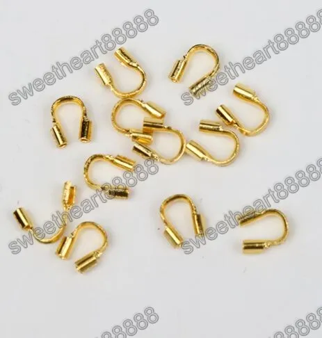 500 pz / lotto i 4 mm placcato oro filo nero guardia guardiani protezioni ganci gioielli risultati gioielli fai da te componenti323g