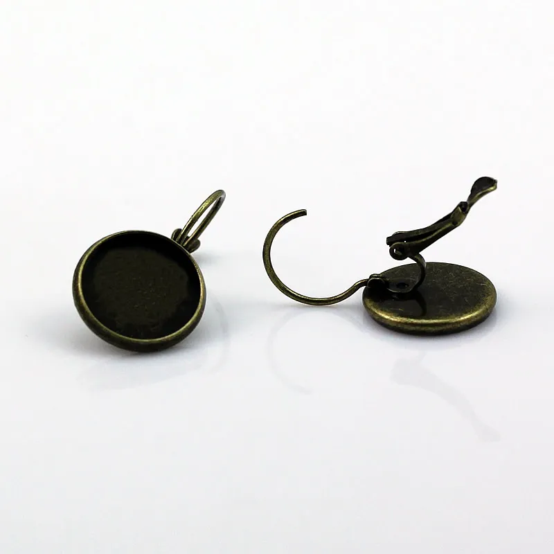 Base orecchini Beadsnice senza pietra i tuoi gioielli che producono ottone con fili orecchini francesi ID 6335