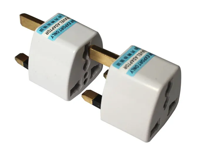 UE / EUA para o Reino Unido plugue de viagem conversor Universal Travel Power Adapter CA Plug para UK Standard