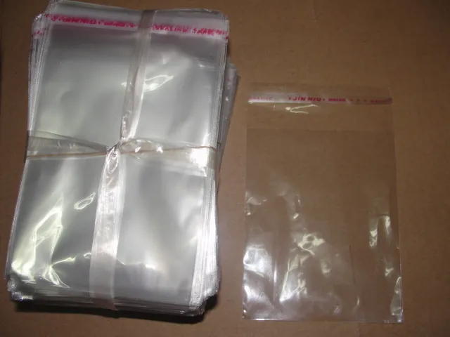 Fabrycznie bezpośrednie niskie przezroczyste torby kleją plastikowe torby bransoletki przezroczystą torbę biżuterii opp 8x12cm lO3497