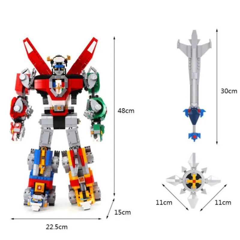 Voltron Verdediger van Het Universum Model Bouwsteen Bricks Speelgoed Compatibel 21311 Kinderen Verjaardag Gift2400