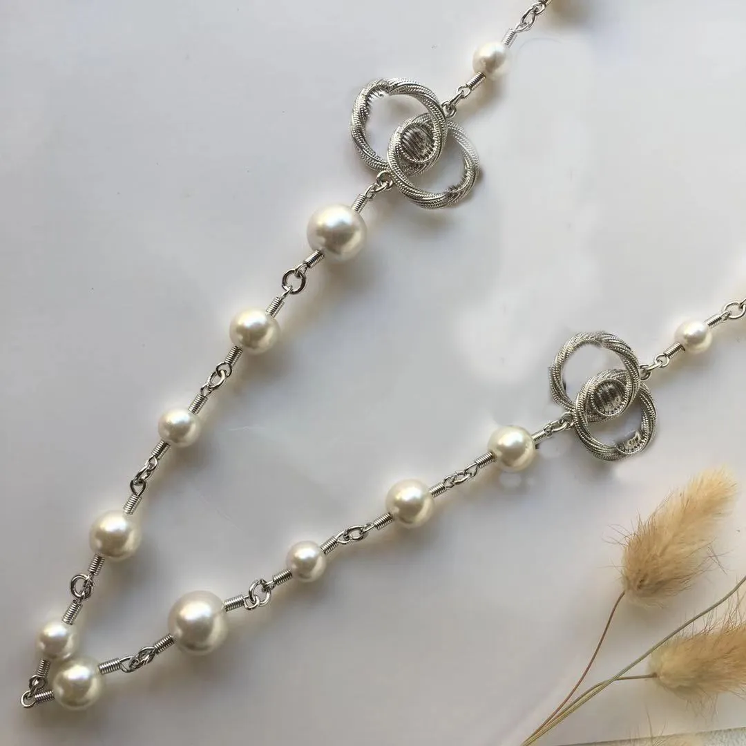 Ожерелье, короткая жемчужная цепочка, орбитальные ожерелья, цепочки на ключицу, жемчужные женские украшения, подарок227Q