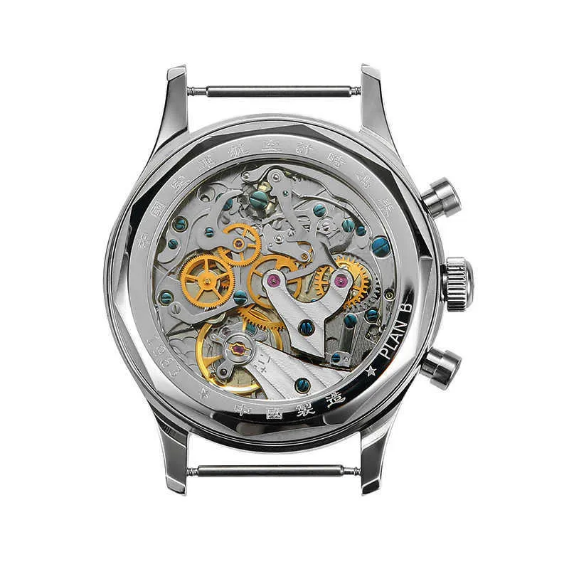 40 mm China Aviation Chronograph Seagull Movement 1963 Mechanisch horloge voor heren 40 mm ST1901 Saffier 38 mm Horloges Heren Pilot 2108043301