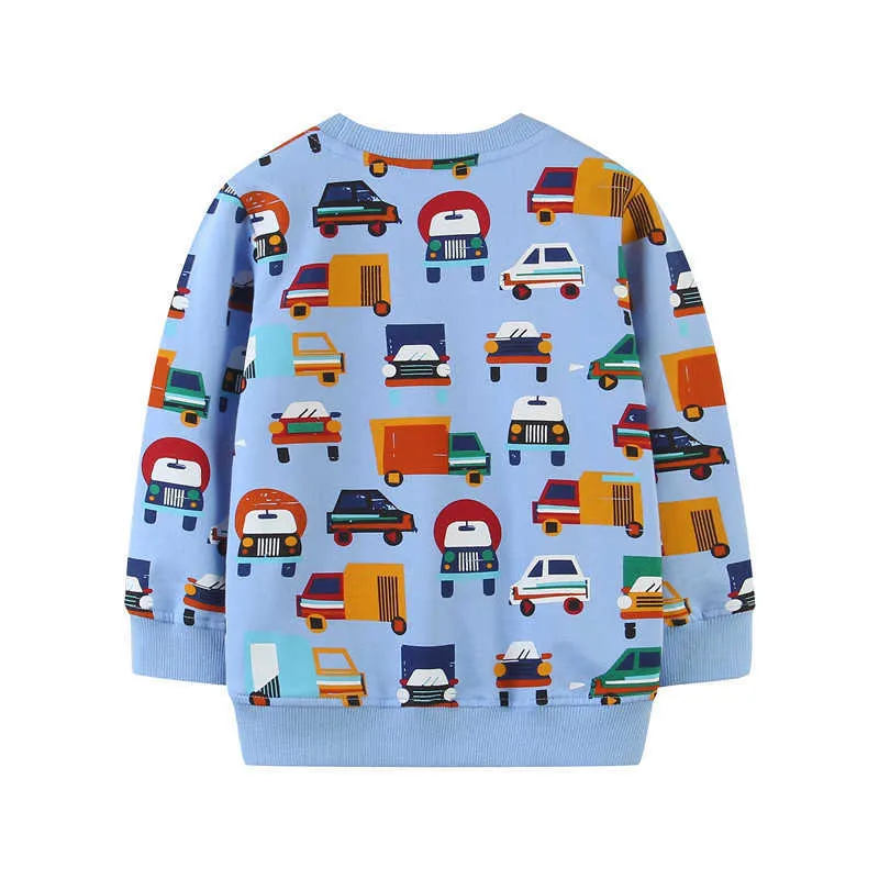 Jungen-Langarmpullover für Kinder, entworfene Kleidung, bedruckt, Cartoon-Mädchen, Frühlingspullover, Spring-Pullover, Marke 210529