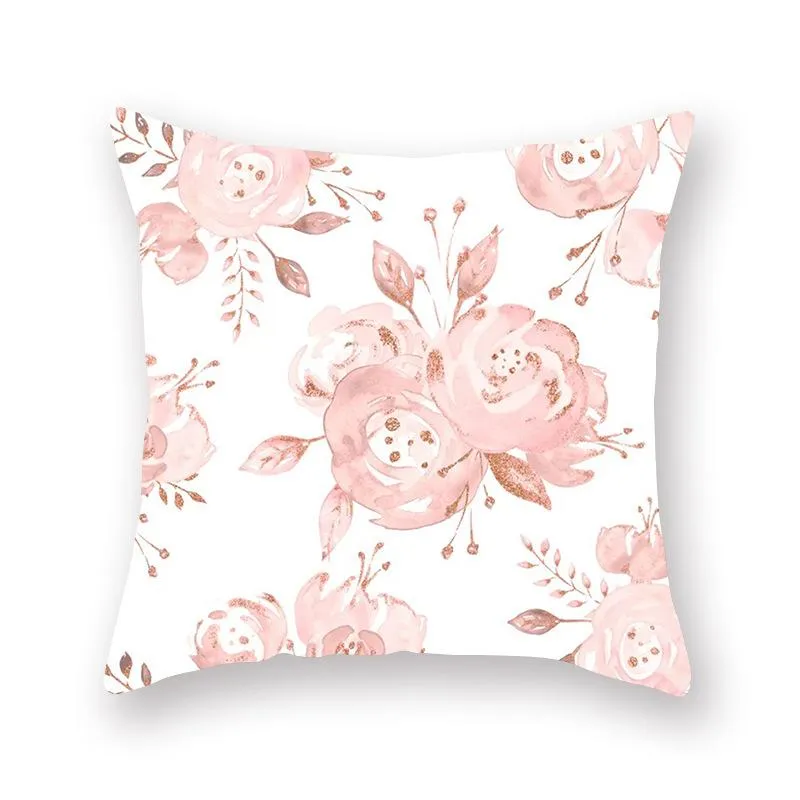 Życzę gorącej Rose Gold Pink Peach Sheepskin Papier Papier Case Sofa Poduszka Artykuły handlowe Wybuch handlowy