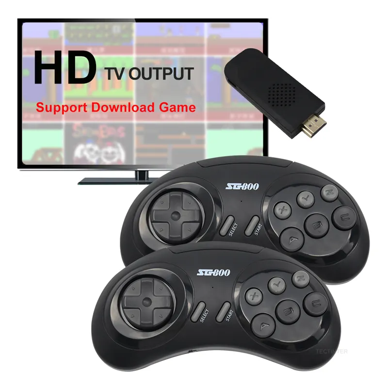 Retro gioco console16 bit MD Sega Genesis Built-in 688+ GameS classico Controller Gamepad HD Output TV Stick Video Game Player