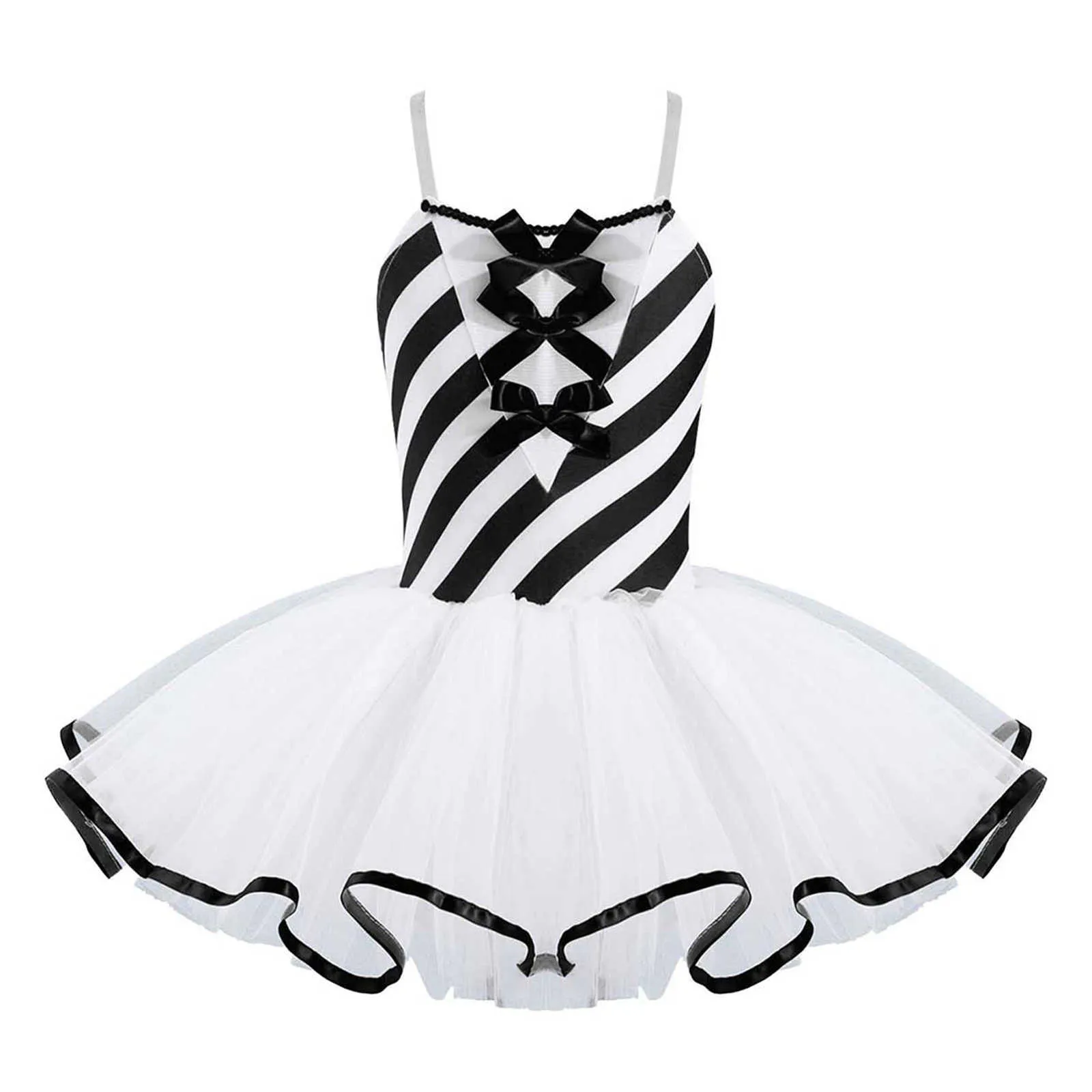 Enfants Filles Costume De Danse De Noël Gymnastique Justaucorps Robe Sans Manches Paillettes Tutu Robe De Ballet Enfant Robe De Patinage Sur Glace G1026