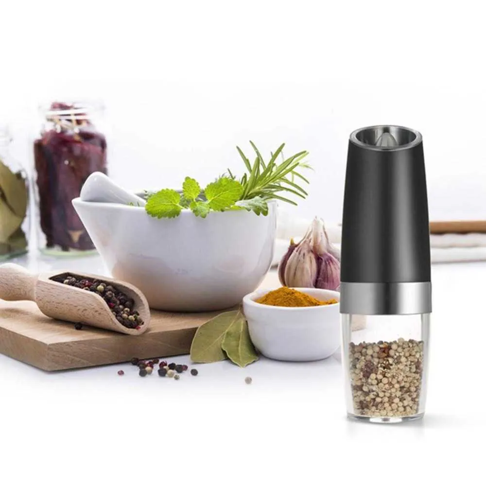 New-Automatic-Electric-Induction-Stainless-Steel-Pepper-Grinder-Grinding-Bottle-Home-Use-Free-Hands-Creative-Kitchen