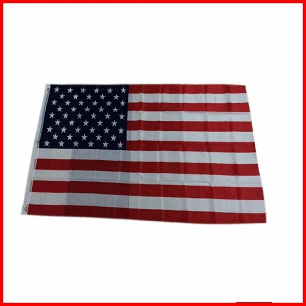 DHL 90x150cm American Flag Polyester US US US USA Banner National Pennants Flag of United States 3x5 ft SXM12