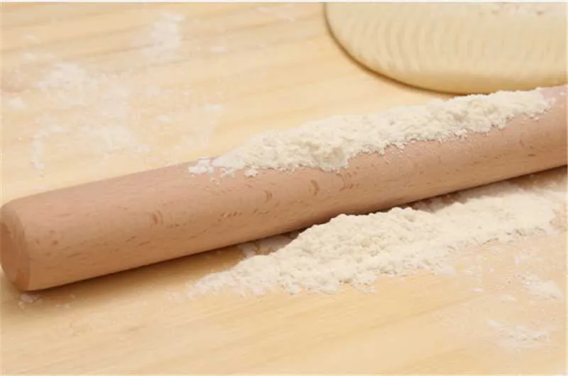 أسطوانة خشبية عجينة المعجنات البيتزا البسكويت أدوات المعكرونة المكسور واسعة الشعرية الخبز خبز تحميص المتداول دبوس مطبخ المتداول دبوس 211008