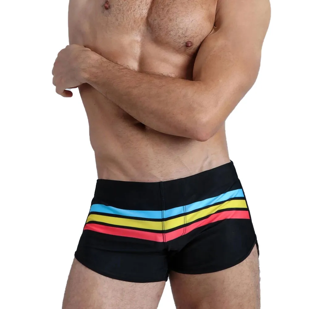 Mutande da uomo Costume da bagno Costume da bagno Pantaloncini da spiaggia a strisce Costumi da bagno Costumi da bagno Quick Dry Boxer Costumi da bagno Intimo da tavola