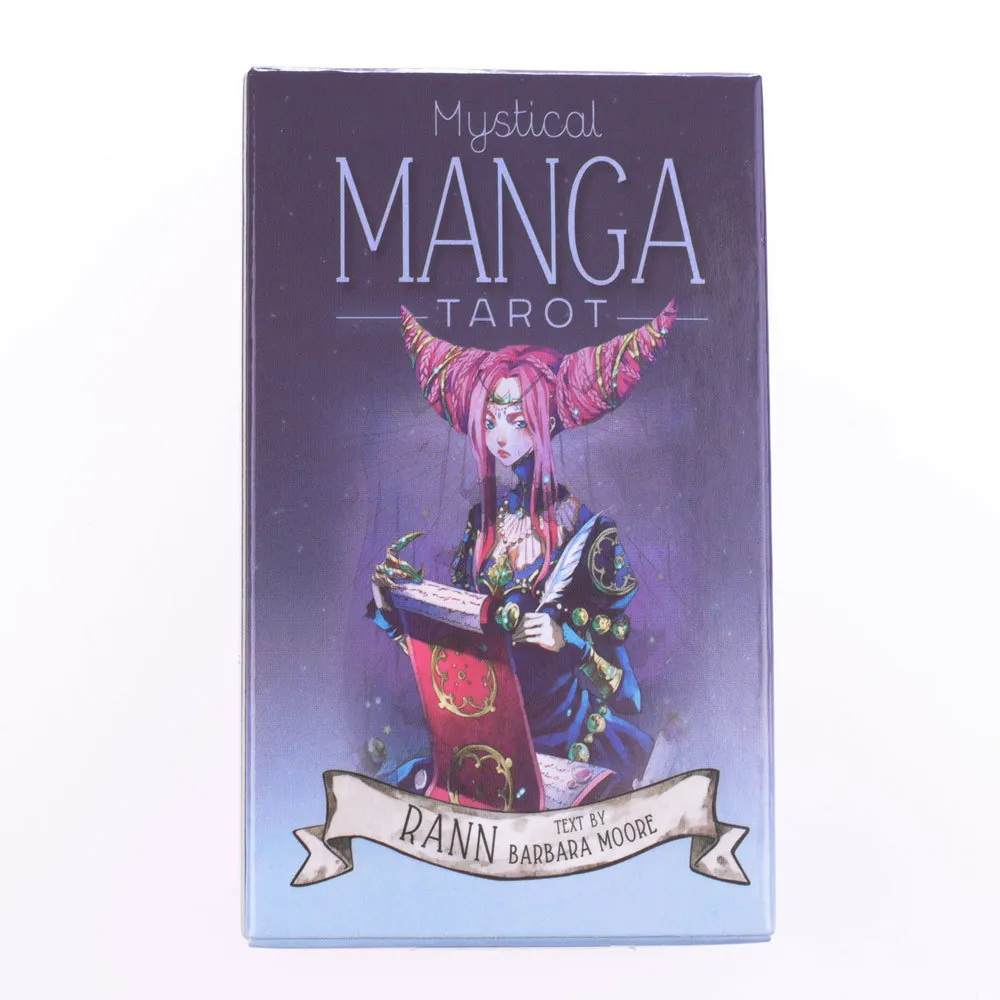 Mystical Manga Tarot Cards Party Deck Forniture Gioco da tavolo inglese Giocare con la guida PDF