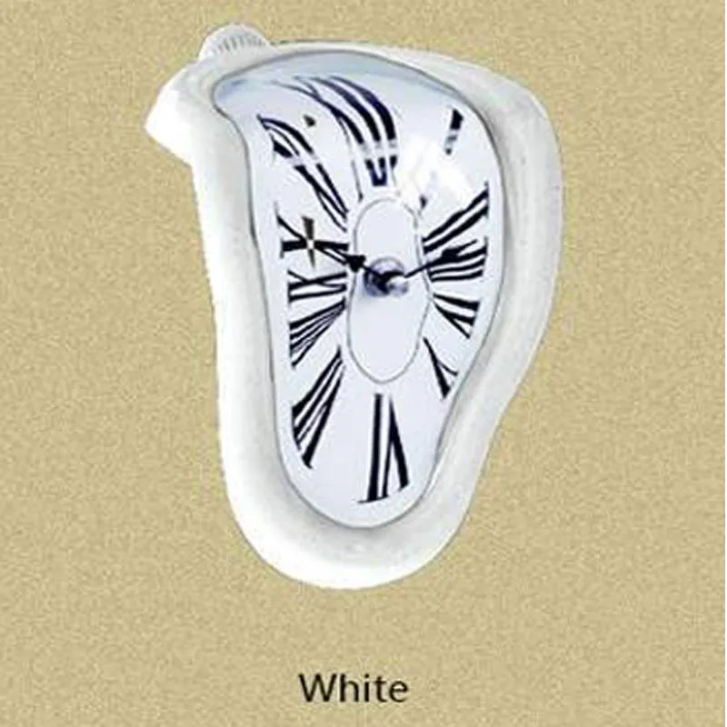 Wall Clocks 2021 Melting Distorted Novel Surrealist Salvador Dali Style Watch Decoration Gift Home Garden269c