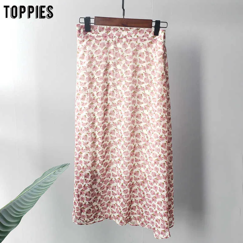 Toppies verão bonito rosa conjunto mulheres dois pedaços conjunto casual algodão linho slim t - shirts saias de cintura alta 210730
