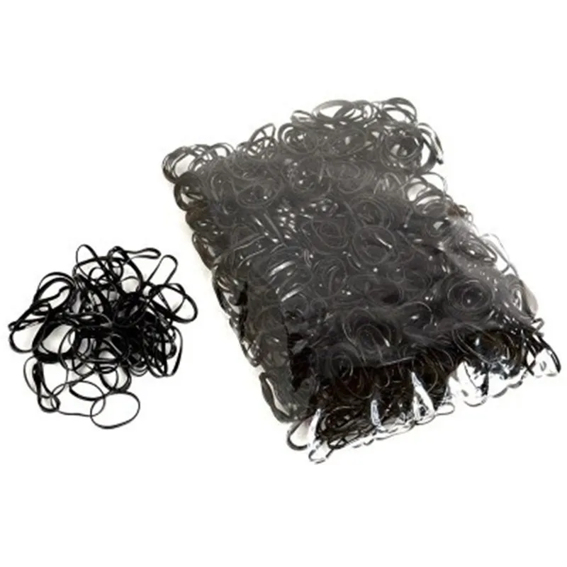/ pack transparent hår gummiband rep för kvinnor tjejer binda slips ponytail hållare tillbehör styling verktyg
