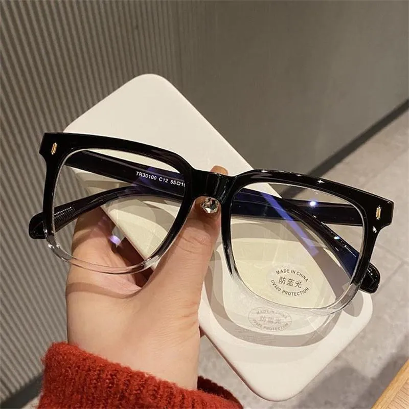 Sunglasses Anti-Blue Light Optical Glasses Unisex Retro Eyeglasses Anti-UV Spectacles Oversize Frame Eyewear Simplicity Goggles290Z