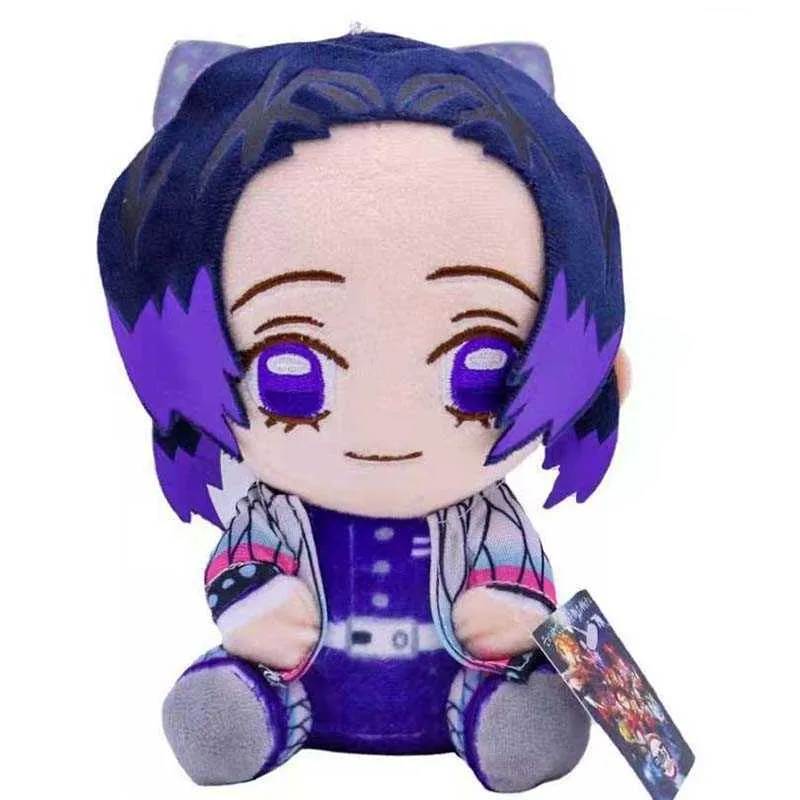 11 adet/grup Demon Slayer Peluş Oyuncaklar 20 cm Kimetsu Hiçbir Yaiba Kamado Tanjirou Tomioka Giyuu Agatsuma Zenitsu Douma Sabito Dolması Bebek H0824