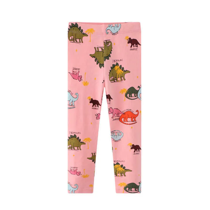 Jumping Meters Girls Leggings Pants With Fairy Embroidery For Autumn Spring Skinny Children's Pencil Kids Wear Trousers 211021