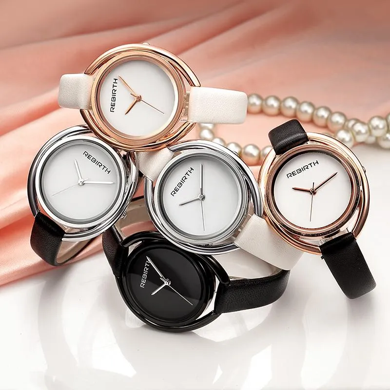 Zegarki damskie Montre Femme Damme Strage na rękę na rękę dla kobiet prosta sukienka projektant bransoletki zegar samica 2021178Q