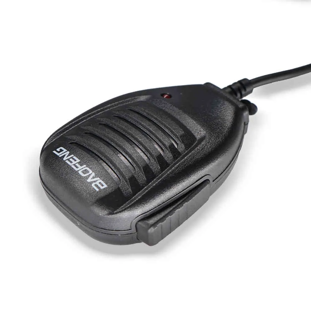 Originele UV-82 hand audio microfoon microfoon ptt voor walkie talkie BF-888S UV-82 UV-5R UV-5RPro UV-3R plus UV-6R