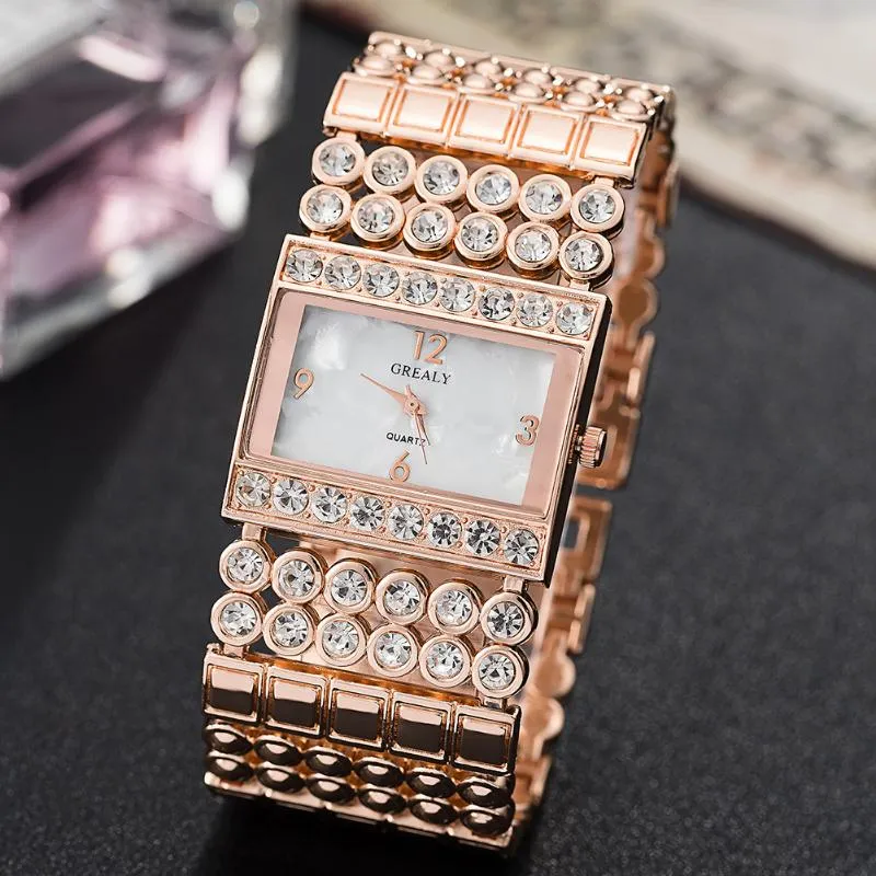 Zegarek temperament dla panie Watch w Europie i Ameryce Pletacone Diamentowe Almeny Szerokopasmowe Broadband Fashion Dekoracyjna bransoletka250D