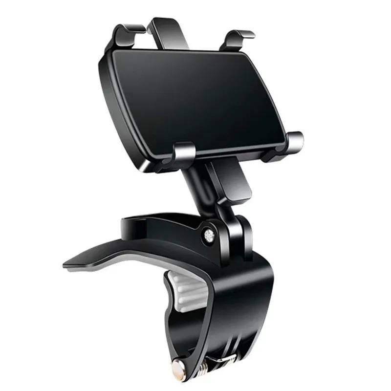 Ny Universal Dashboard Car Phone Holder Easy Clip Mount Stand GPS Display Beslag Bil Front Support Stand för iPhone Samsung Xiaomi