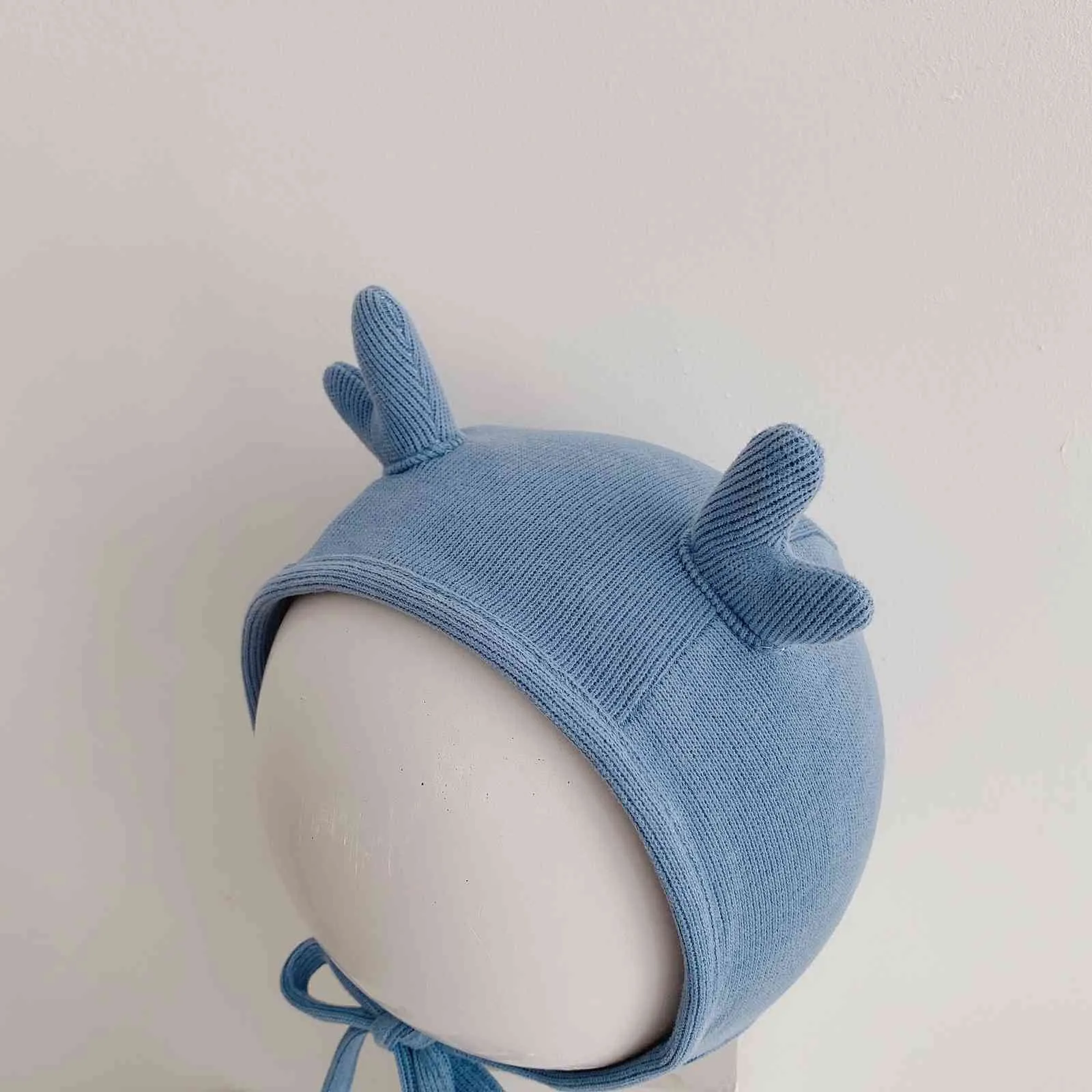 Hiver mignon cerf oreilles casquette coton doux garçon fille Bonnet Beanie enfants enfants nouveau-né bébé automne chapeau Muts 210413