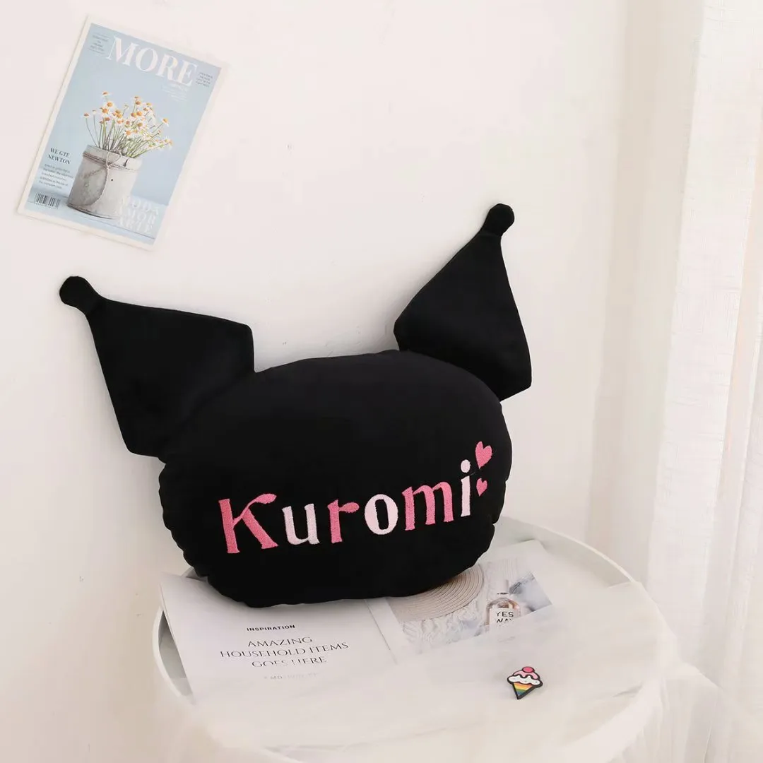 새로운 Kuromi 멜로디 Kawaii plushie 장식 베개 포옹 애니메이션 인형 장난감 Girls282T를위한 절묘한 선물