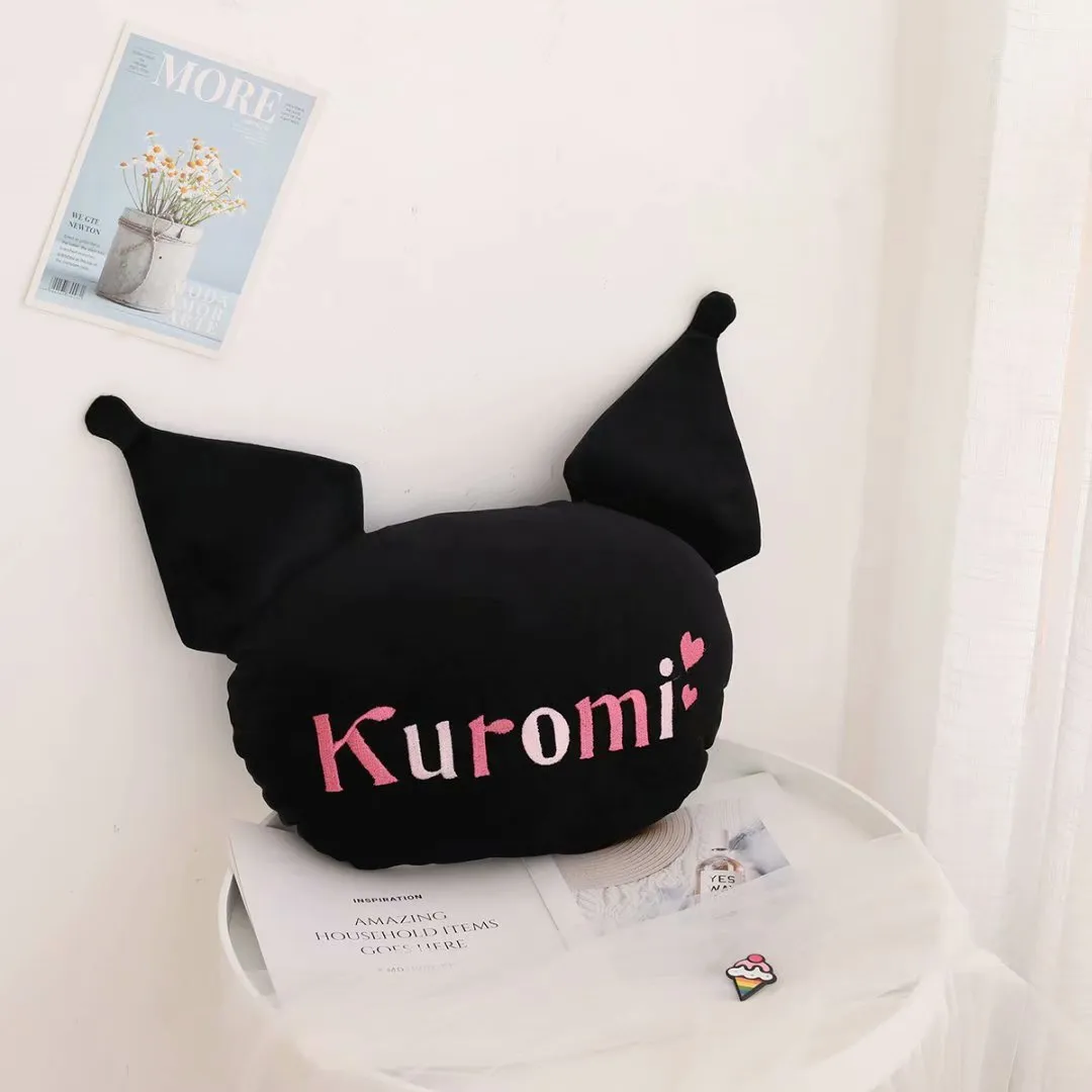 新しいKuromi Melody Kawaii Plushie Decorative Pillow Hugs Anime Stifted Toys Excisite Gifts for Girls282t